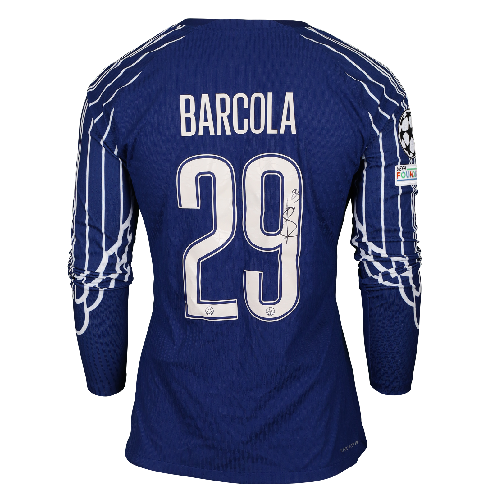 Bradley Barcola Paris Saint-Germain shirt