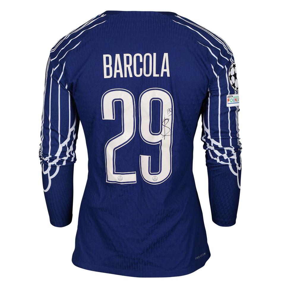 Bradley Barcola Paris Saint-Germain shirt