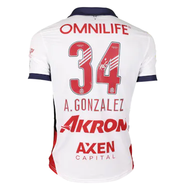 Armando González Alba Chivas Guadalajara camisa.