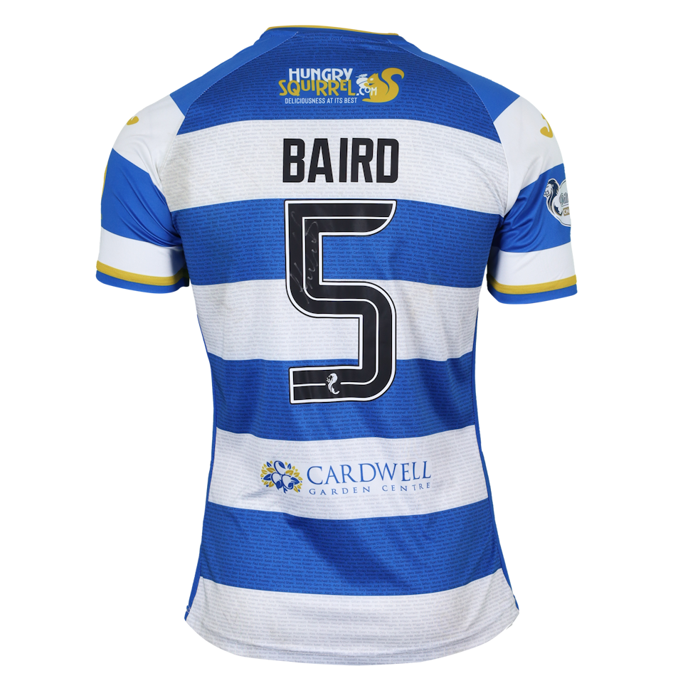 Jack Baird Greenock Morton shirt