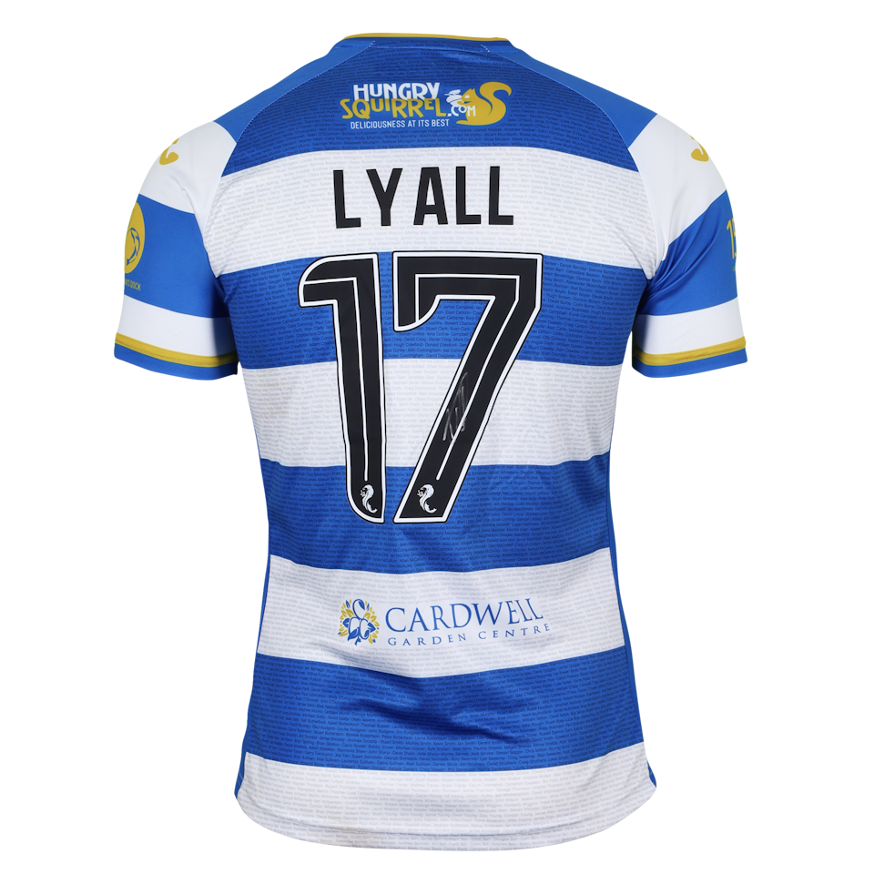 Aaron Lyall Greenock Morton shirt