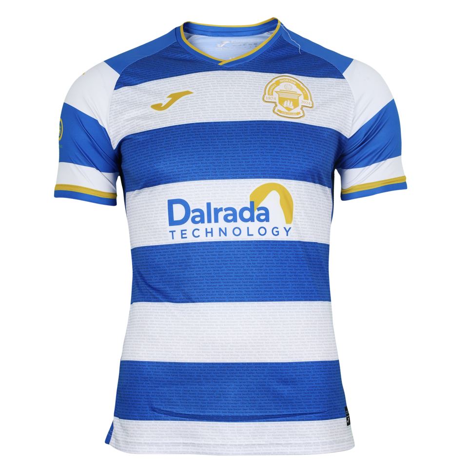 Aaron Lyall Greenock Morton shirt