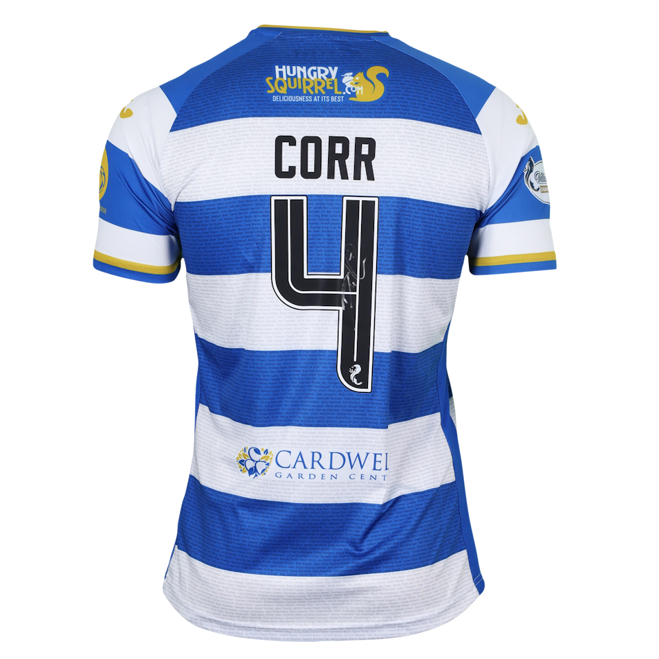 Dylan Corr Greenock Morton shirt