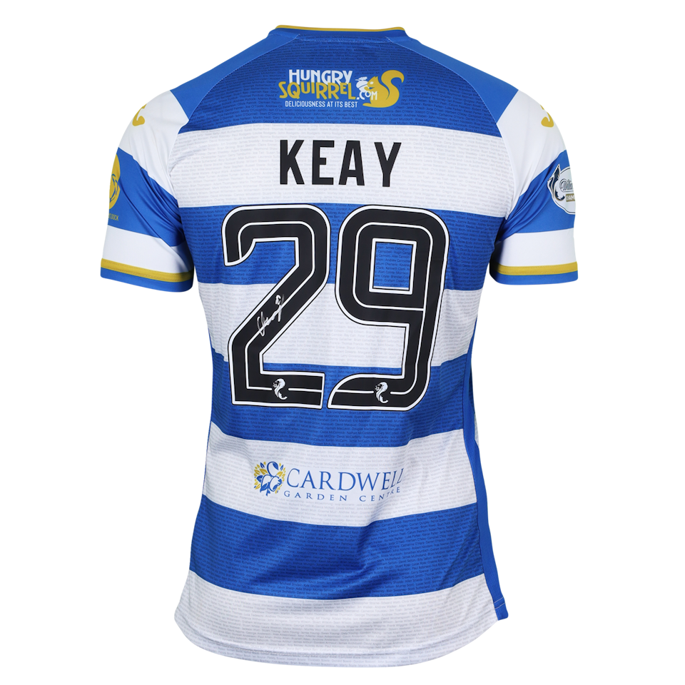 Cameron Keay Greenock Morton shirt