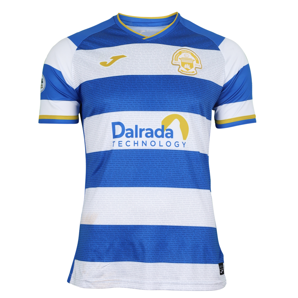 Cameron Keay Greenock Morton shirt