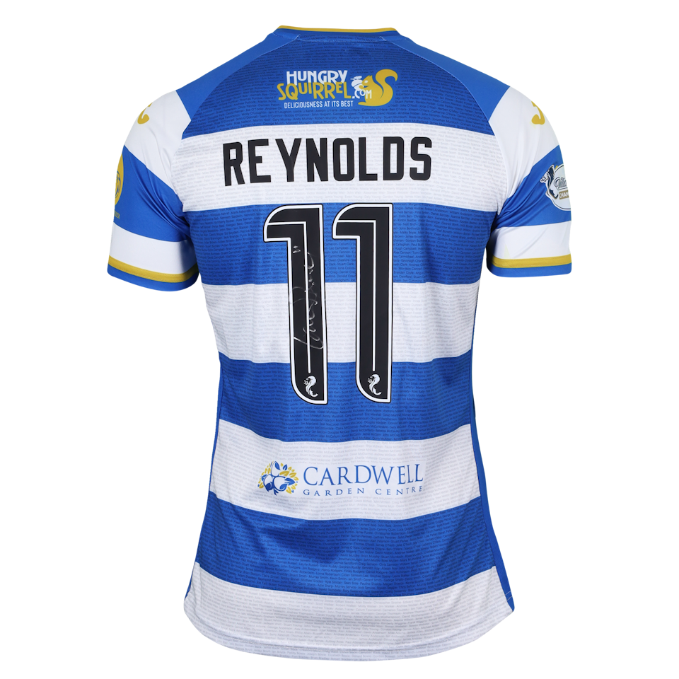 Lamar Reynolds Greenock Morton shirt