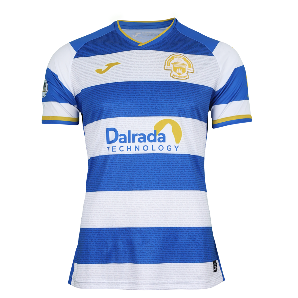 Lamar Reynolds Greenock Morton shirt