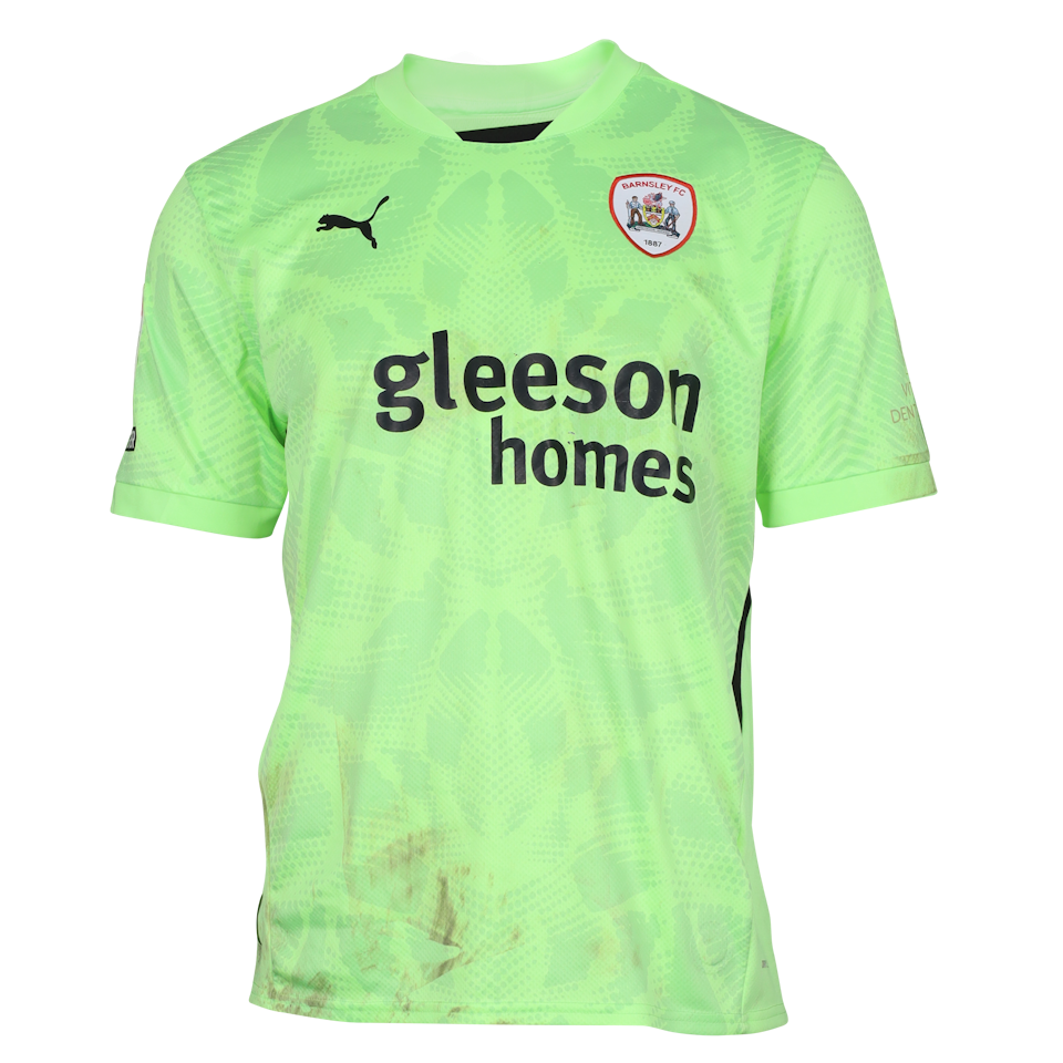 Joe Gauci Barnsley shirt