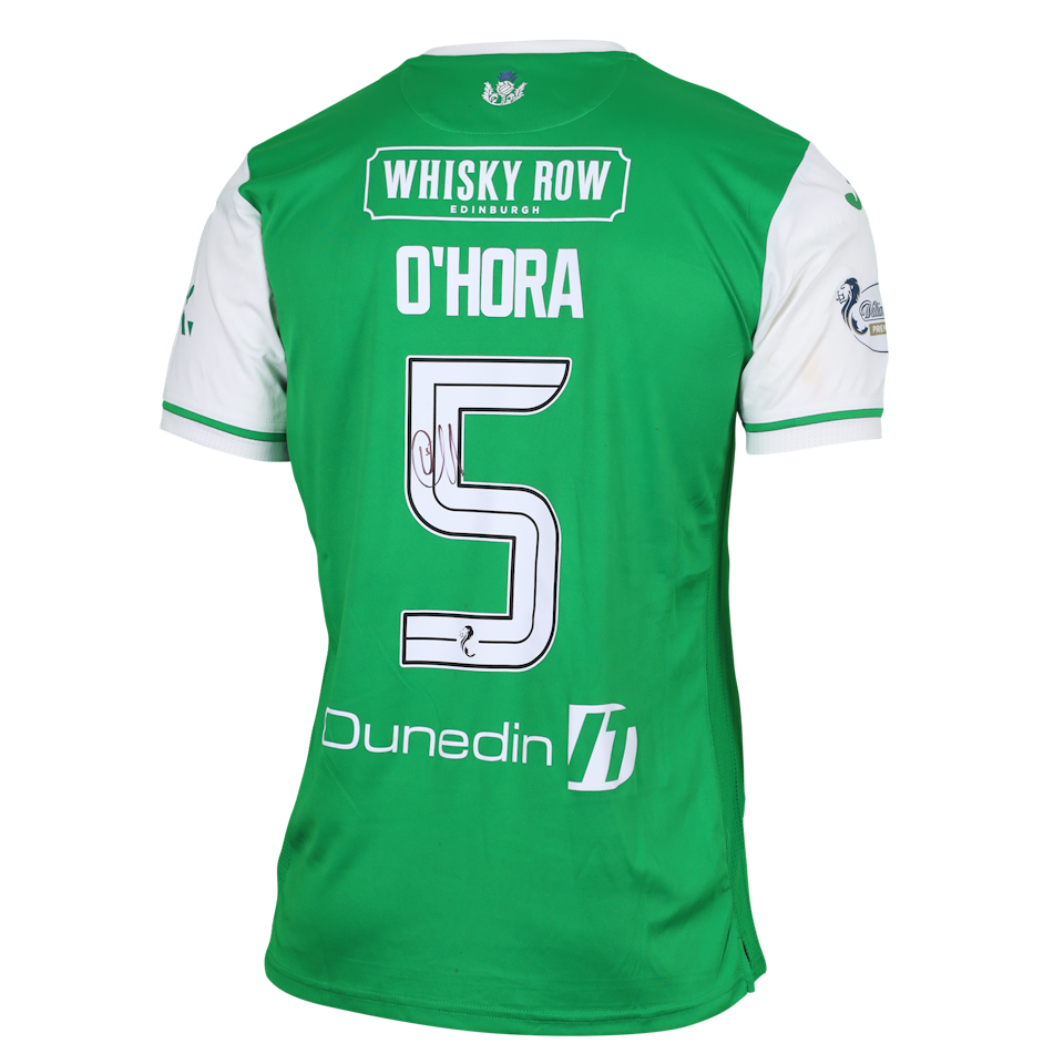 Warren O'Hora Hibernian jersey