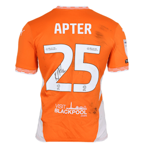 Robert Apter Blackpool shirt