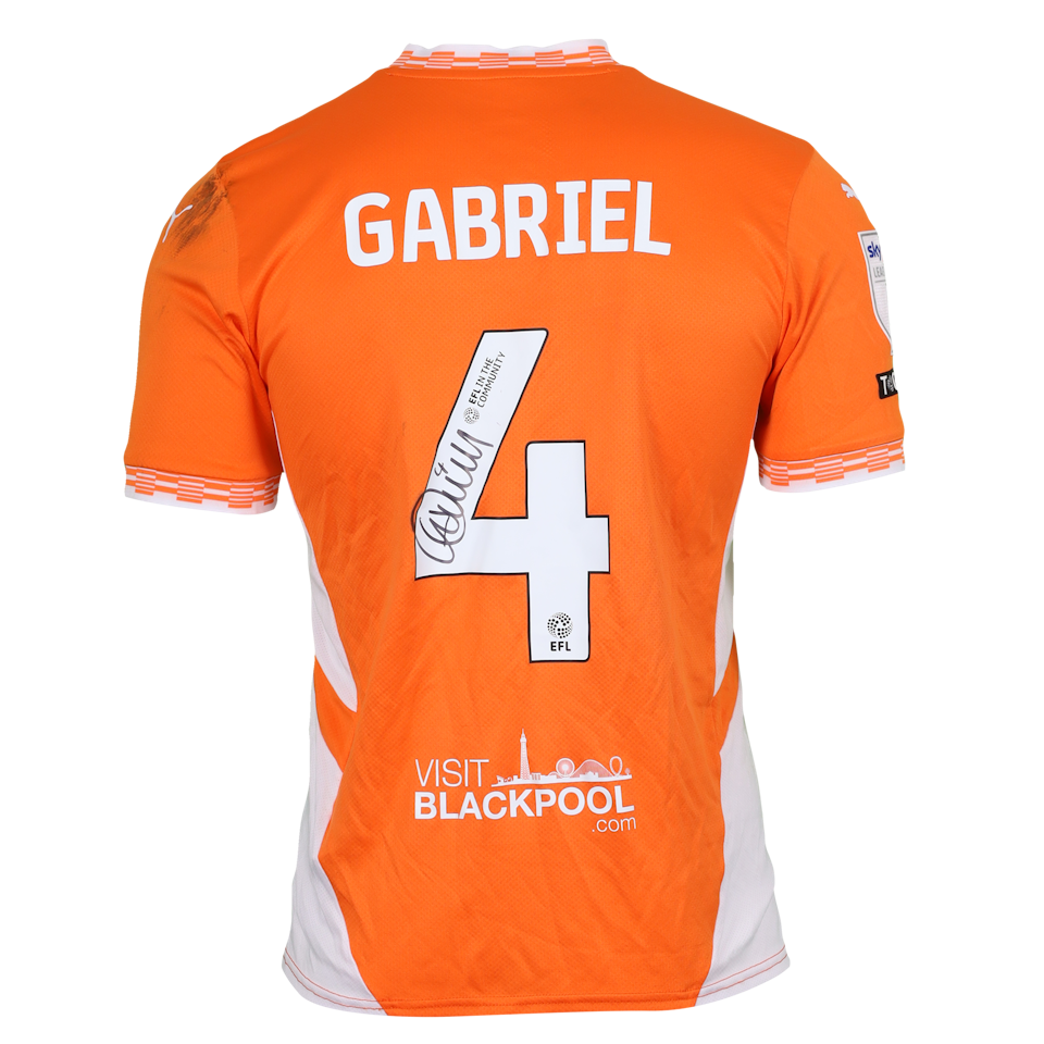 Jordan Gabriel Blackpool shirt