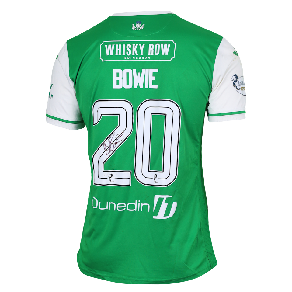 Kieran Bowie Hibernian jersey