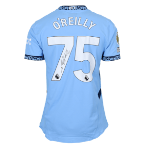 Nico O'Reilly Manchester City shirt
