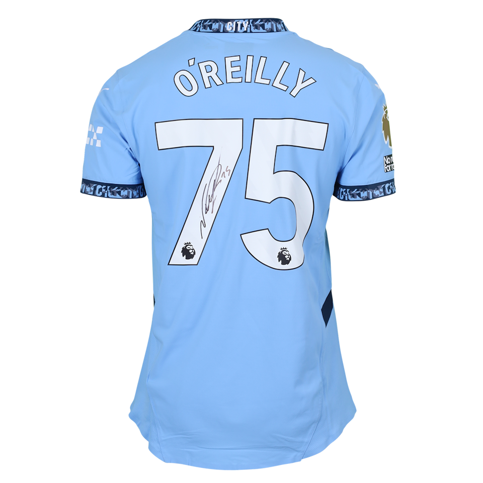 Nico O'Reilly Manchester City shirt