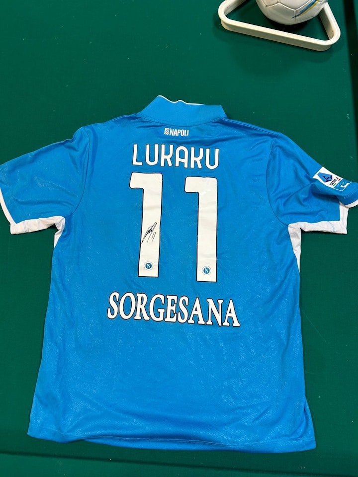 Romelu Lukaku Napoli jersey