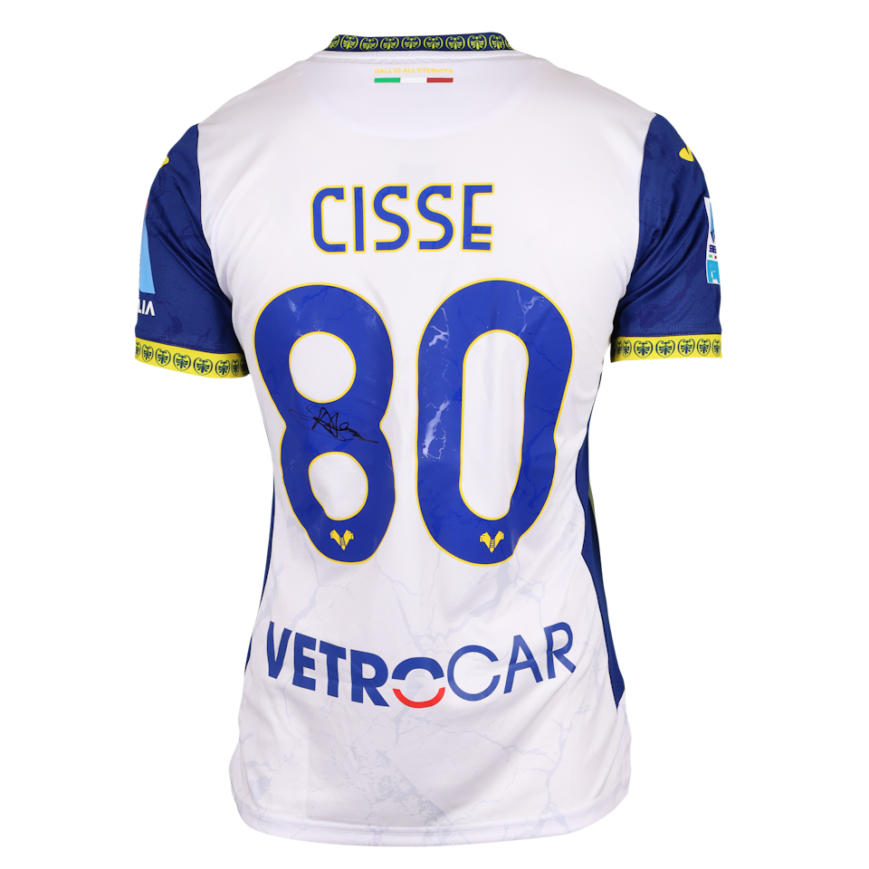 Maglia di Alphadjo Cisse (Hellas Verona FC)