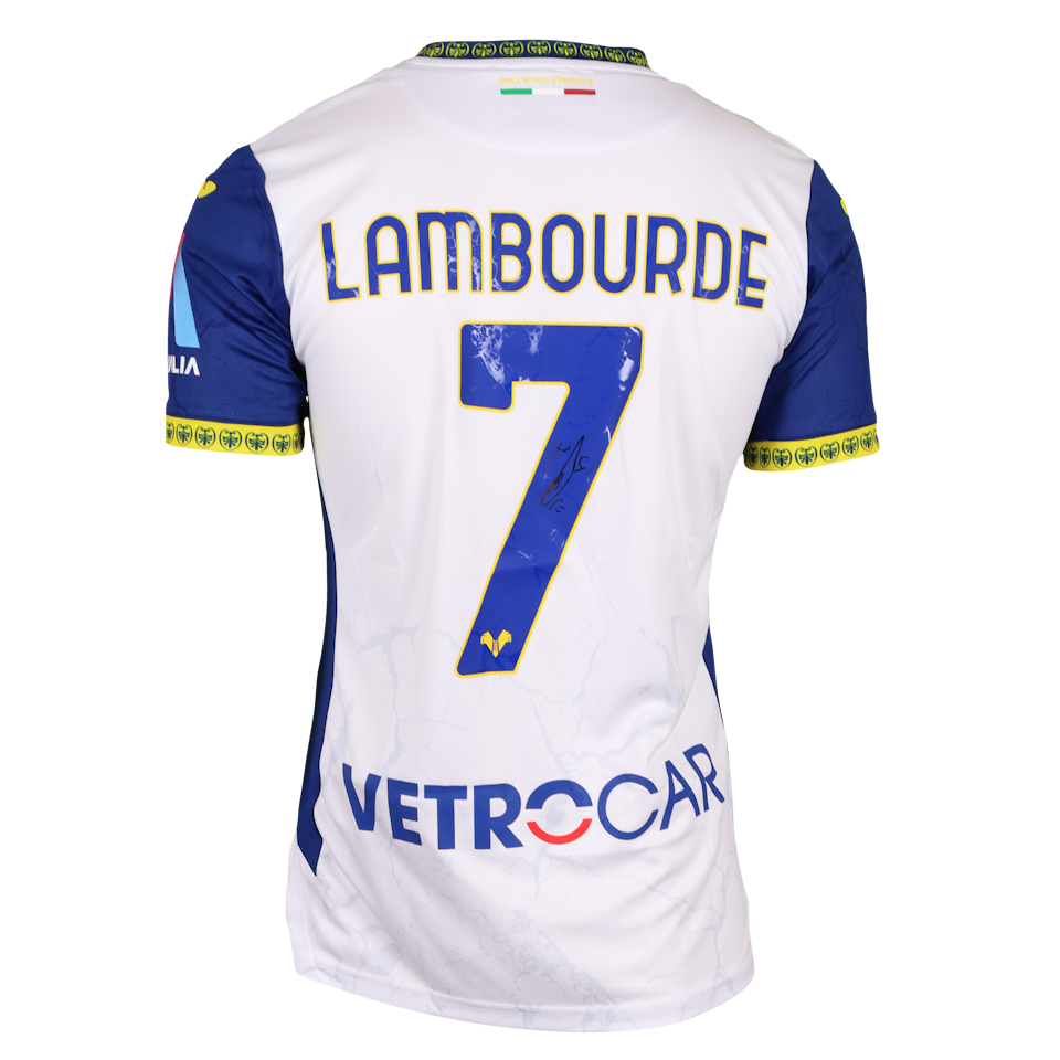 Hellas Verona FC 팀의 Mathis Lambourde 셔츠
