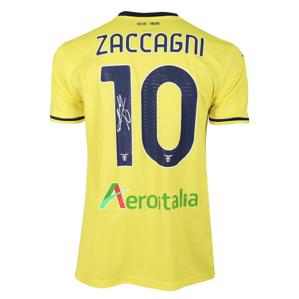 Mattia Zaccagni Lazio camisa.