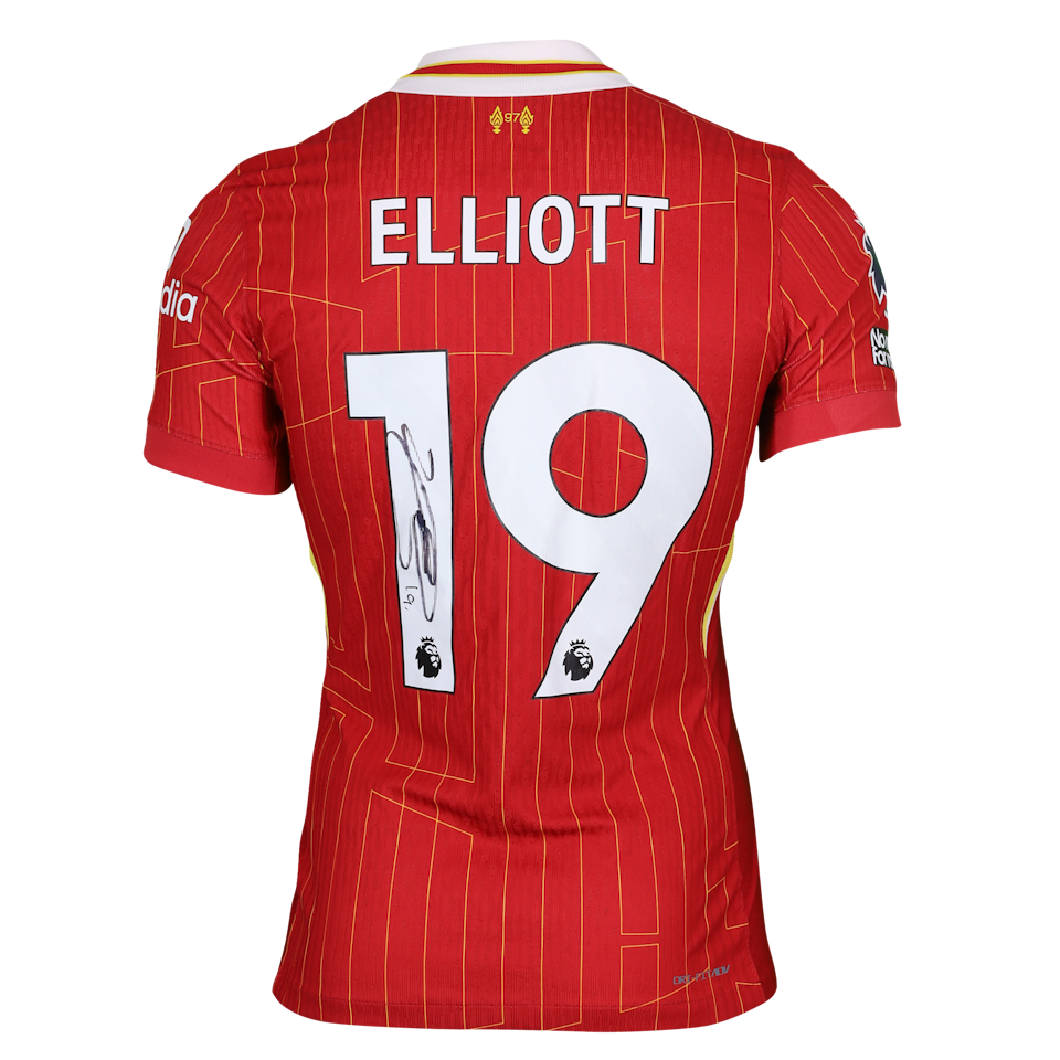 Harvey Elliot Liverpool shirt