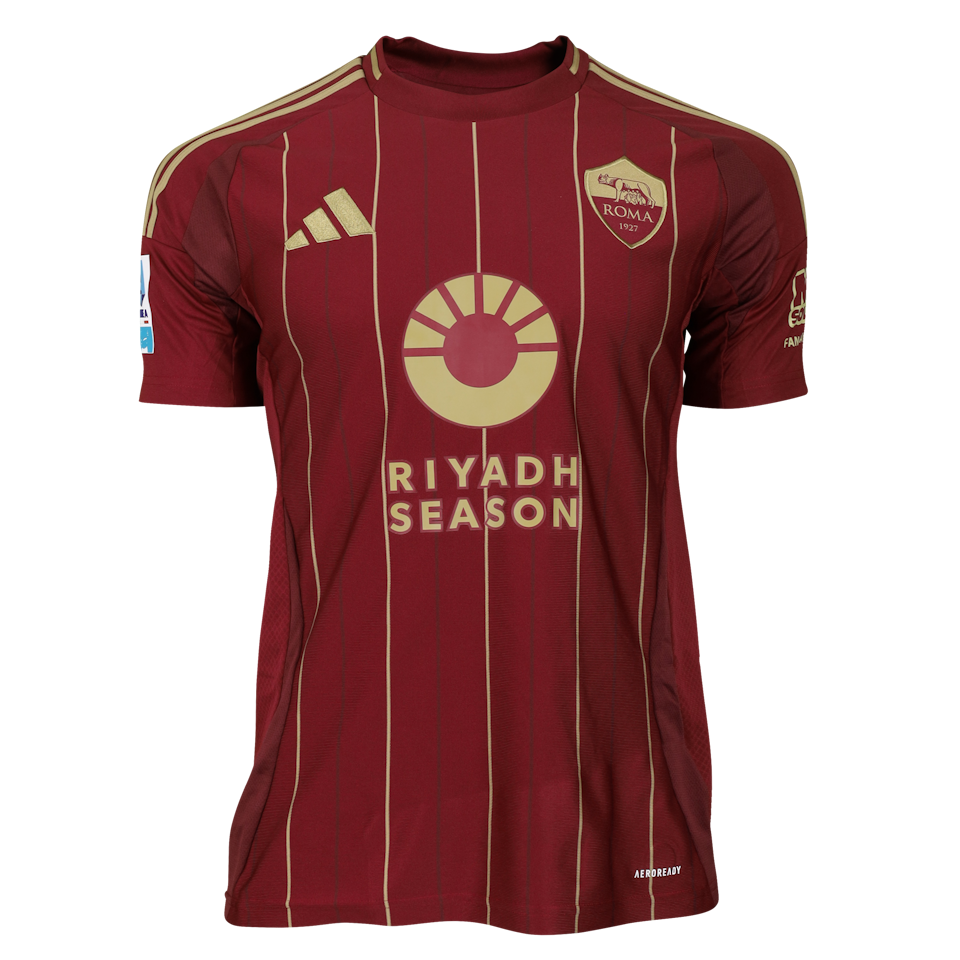 Eldor Shomurodov AS Roma shirt