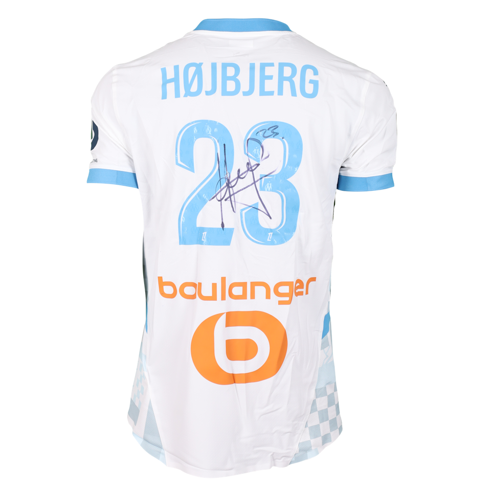 Pierre-Emile Højbjerg Olympique de Marseille shirt