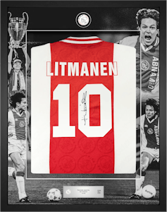 Litmanen Signed Shirt - The Ajax Legacy