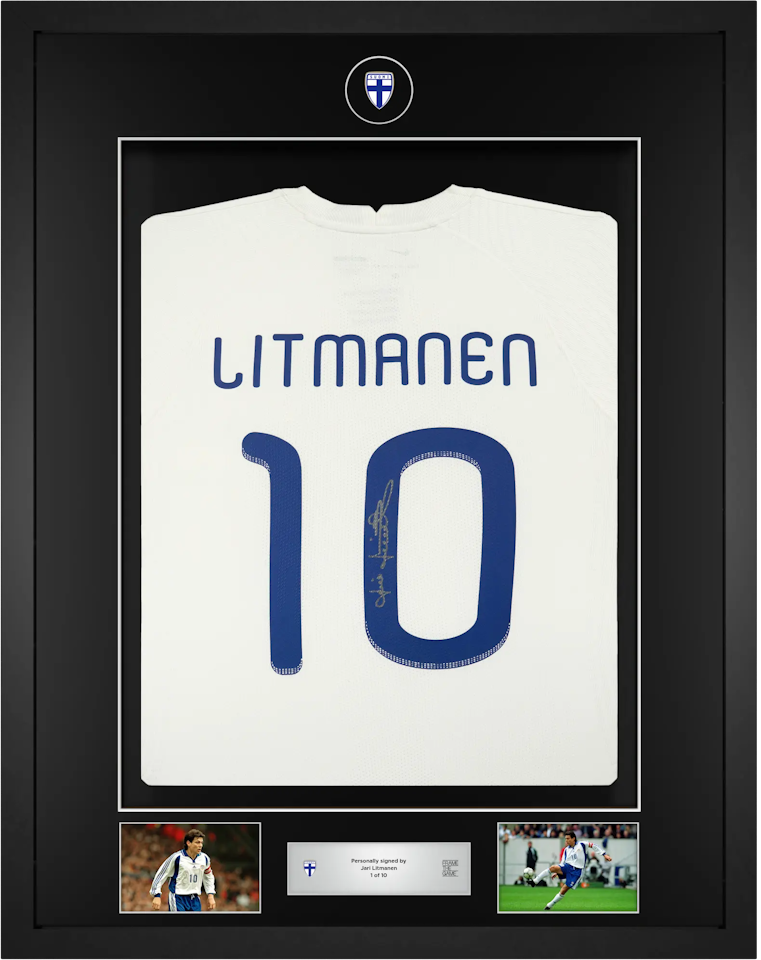 Litmanen Signed Shirt – Finland’s Finest