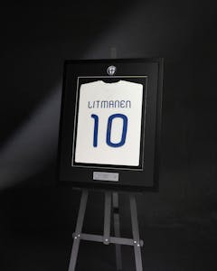 Litmanen Signed Shirt - Finland Back