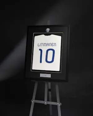 Litmanen Signed Shirt - Finland Back