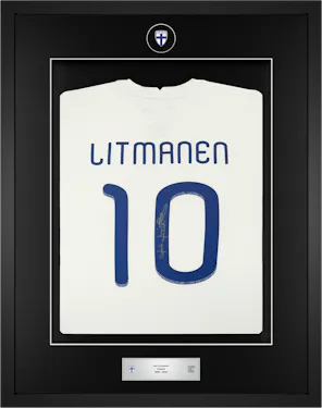 Litmanen Signed Shirt - Finland Back