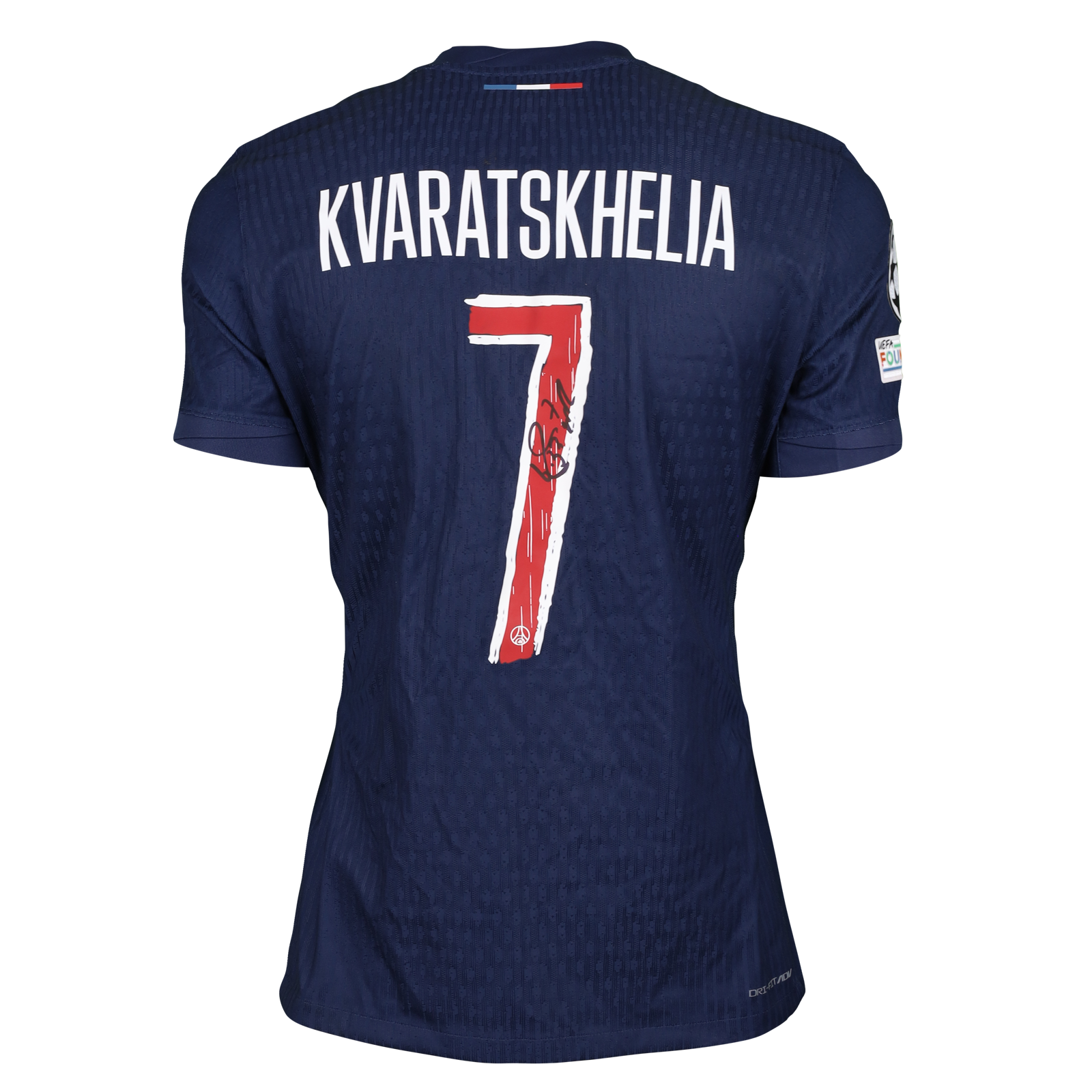 Khvicha Kvaratskhelia Paris Saint-Germain shirt