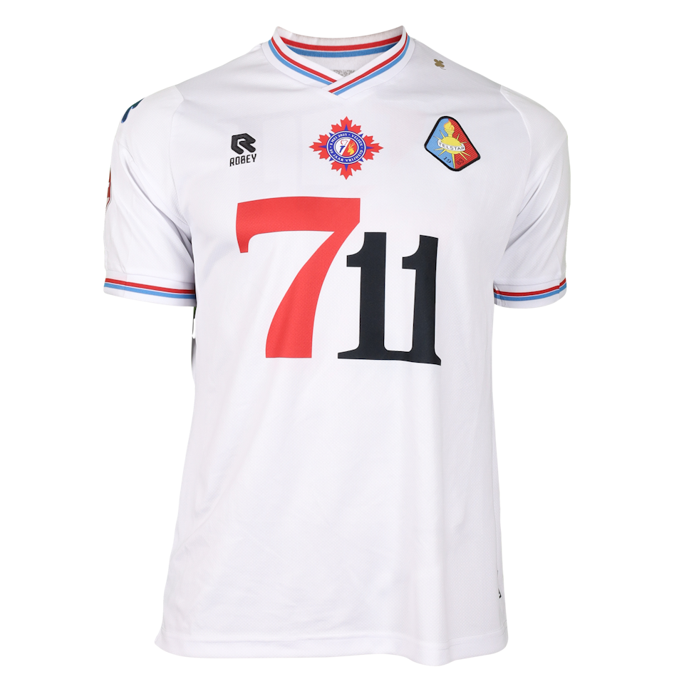 Mitch Apau Telstar shirt