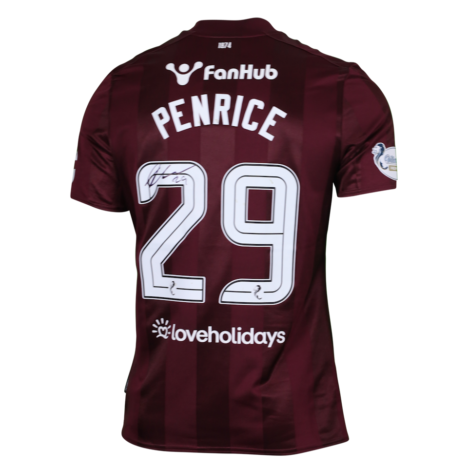 James Penrice Heart of Midlothian jersey