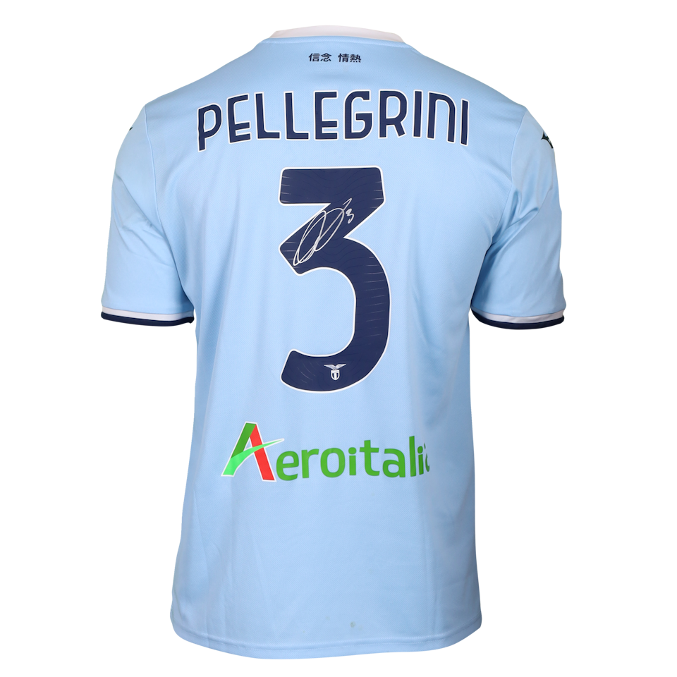 Luca Pellegrini Lazio camisa.