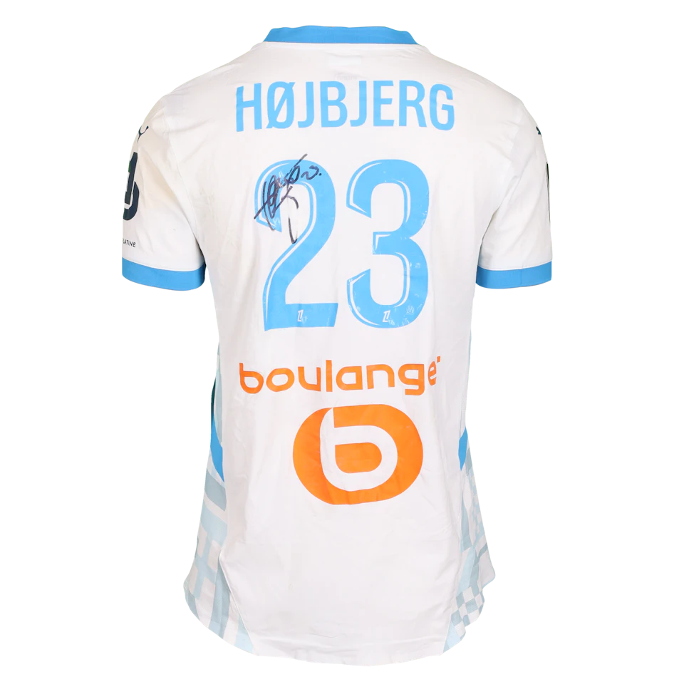 Pierre-Emile Højbjerg Olympique de Marseille shirt