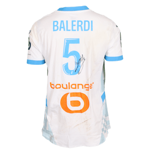 Leonardo Julián Balerdi Rossa Olympique de Marseille jersey