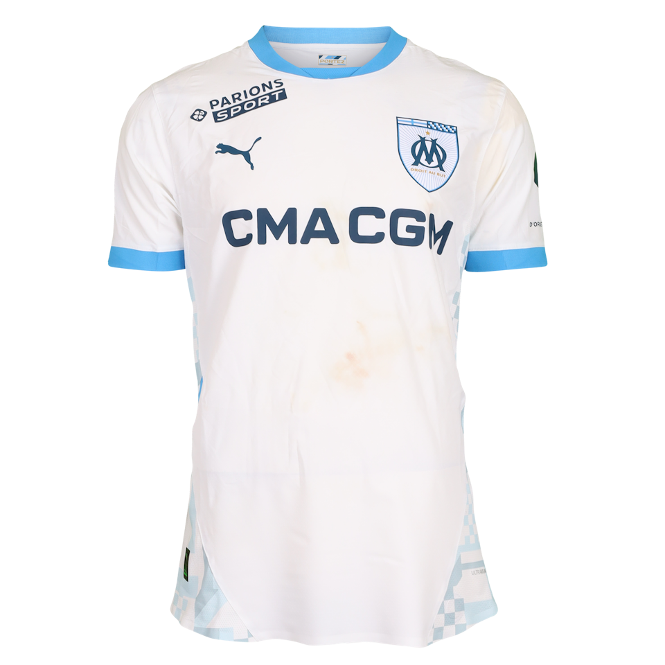 Leonardo Julián Balerdi Rossa Olympique de Marseille jersey