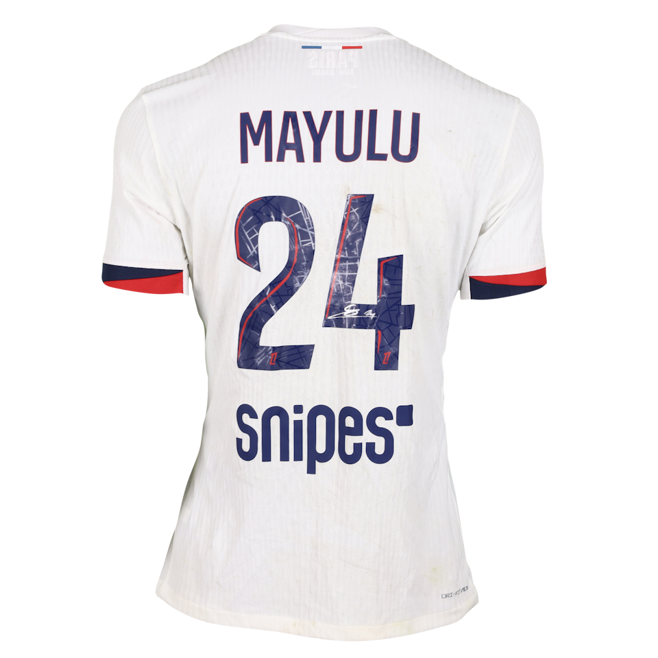 Senny Mayulu Paris Saint-Germain shirt