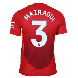 Noussair Mazraoui Manchester United camisa.