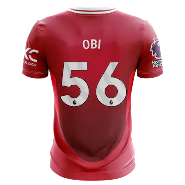 Camisola de Chidozie Obi-Martin, Manchester United
