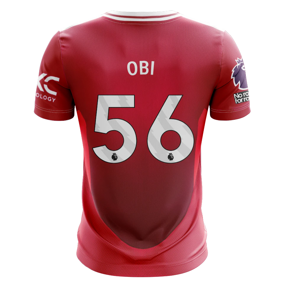 Camisola de Chidozie Obi-Martin, Manchester United