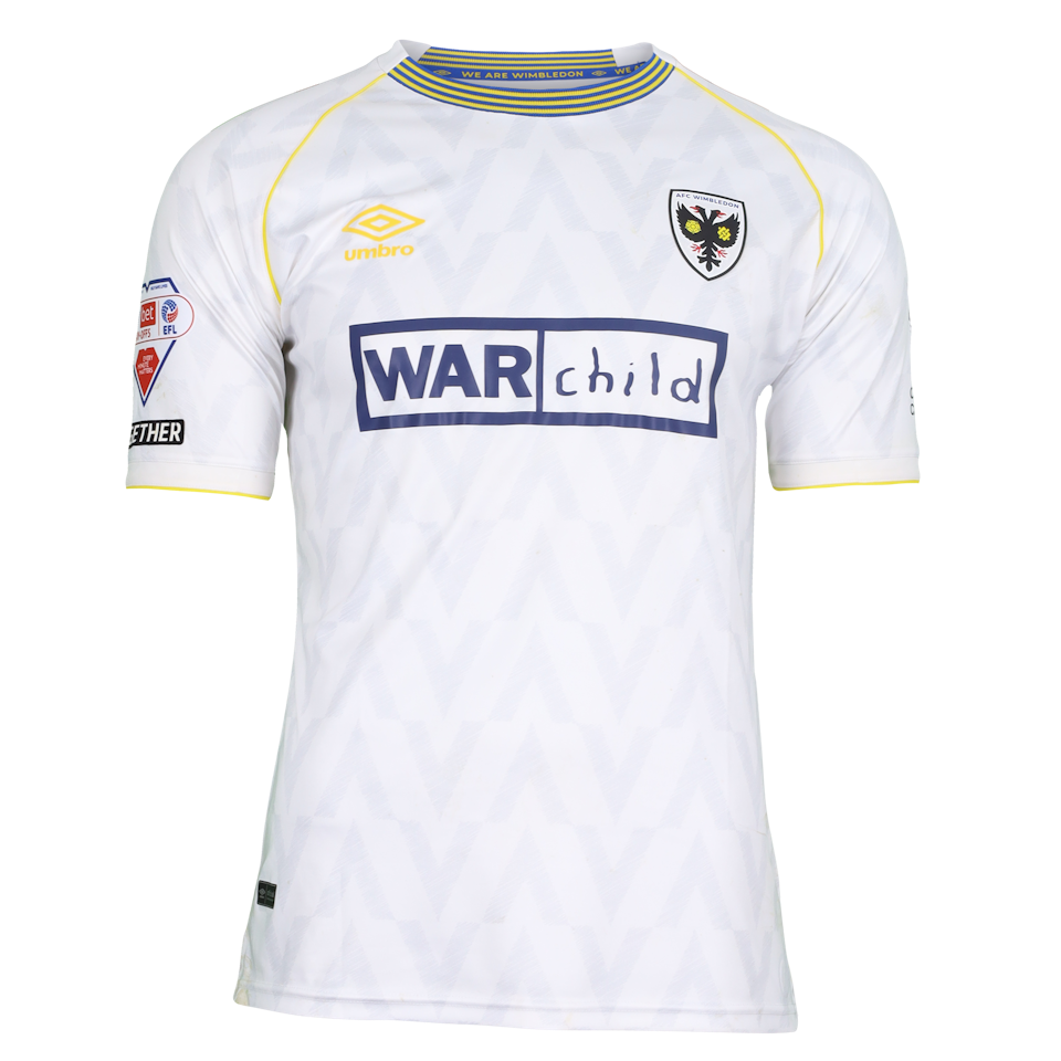 Mathew Stevens AFC Wimbledon shirt