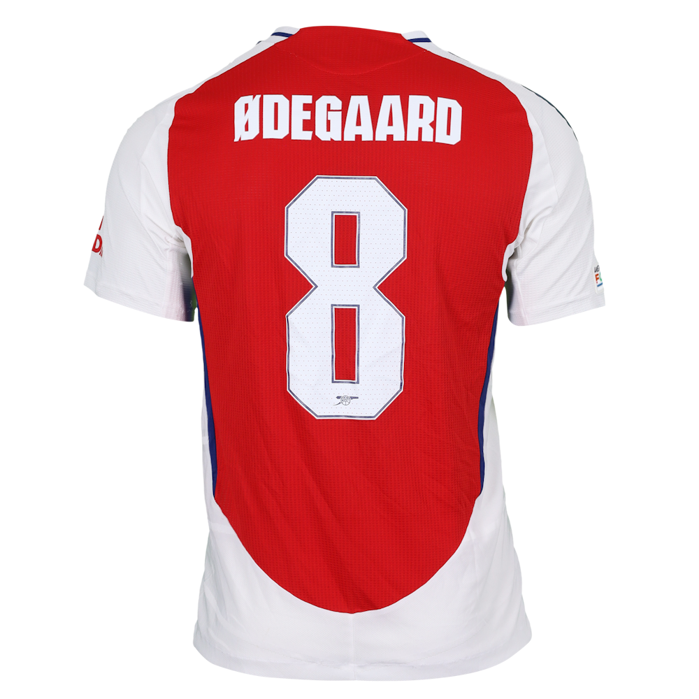 アーセナル ØDEGAARD新品 Mサイズ フルパッチ Odegaard #8 Mens LARGE Adidas Arsenal Home UCL Jersey | eBay