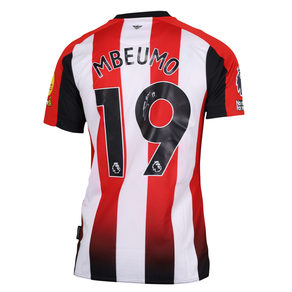 Bryan Mbeumo Brentford shirt