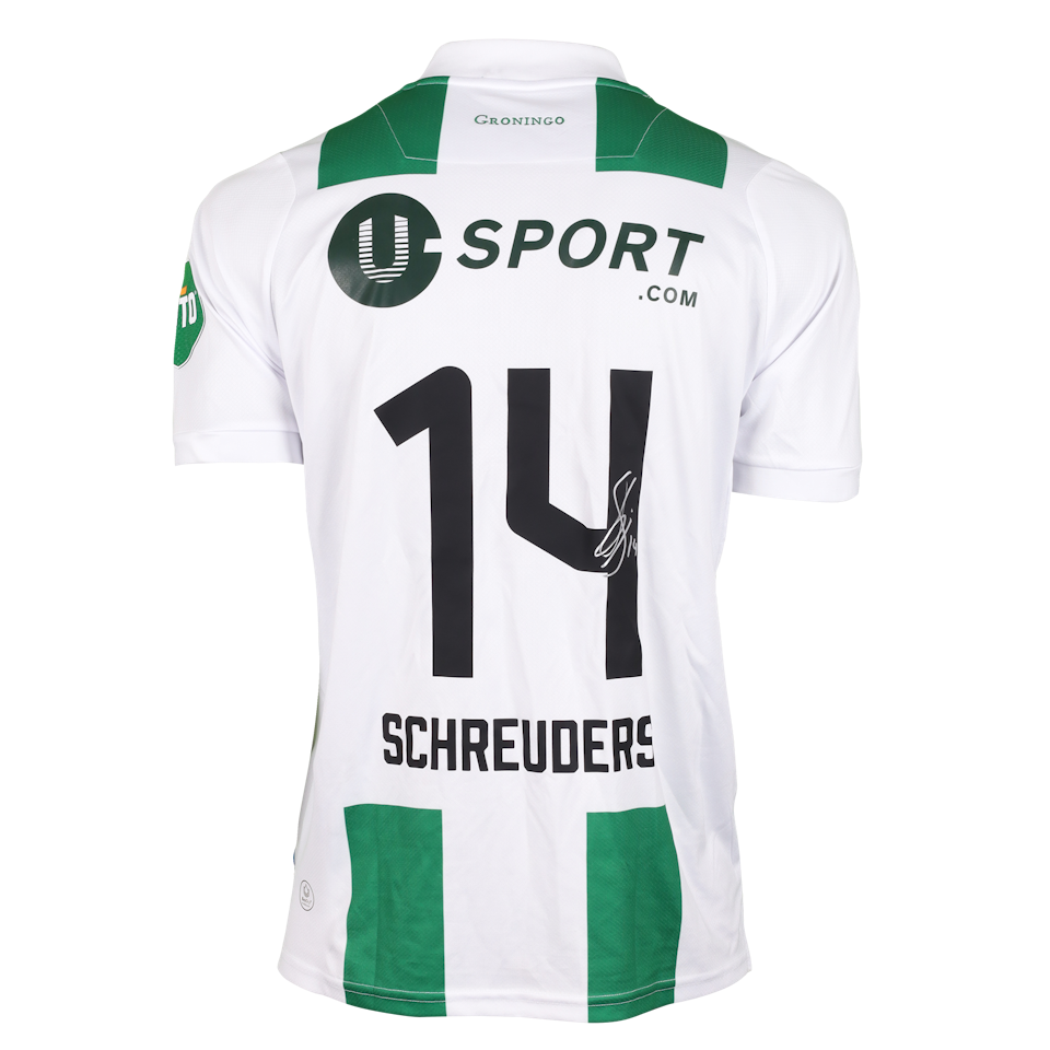 FC Groningen 팀의 Jorg Schreuders 셔츠