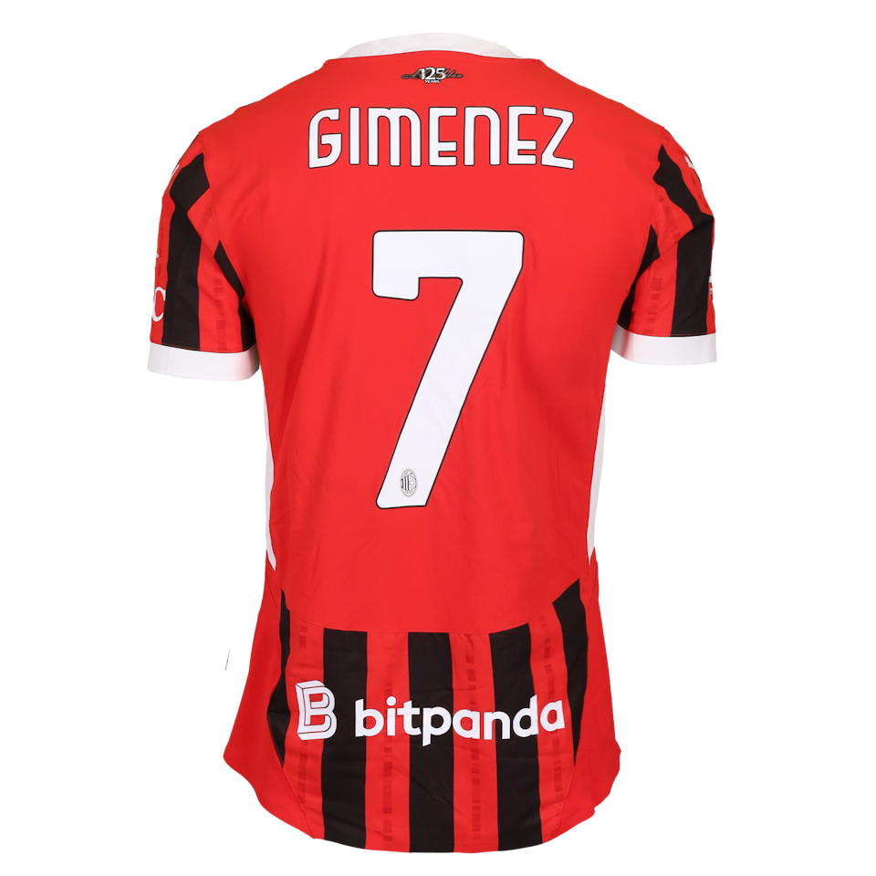 Santiago Giménez AC Milan shirt