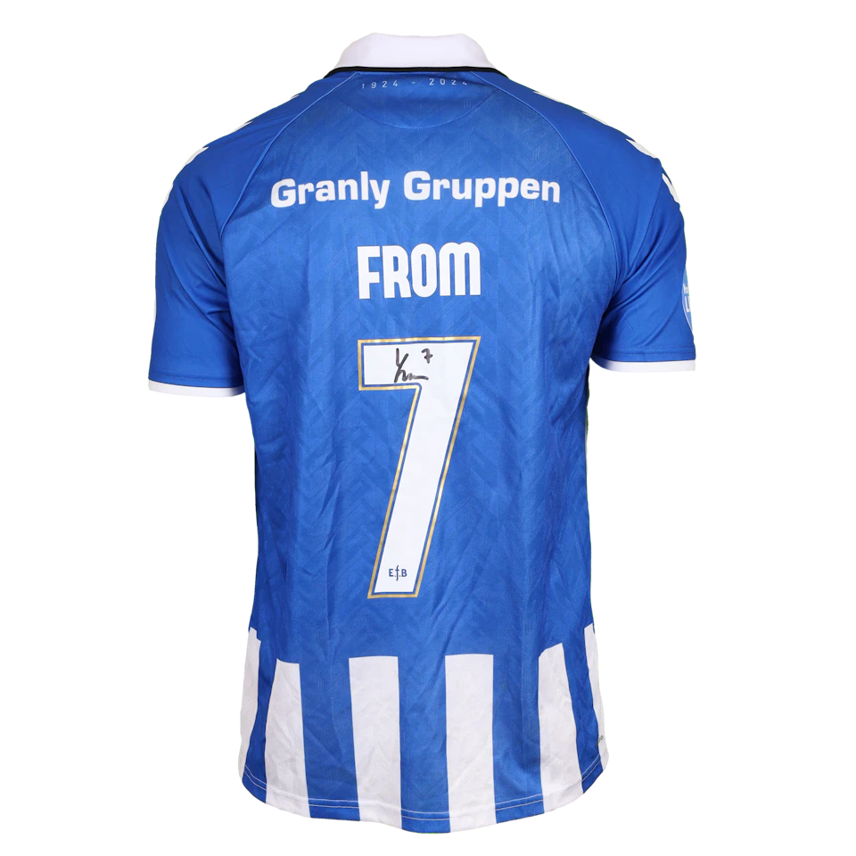 Esbjerg fB 팀의 Lucas Skjoldborg From 셔츠
