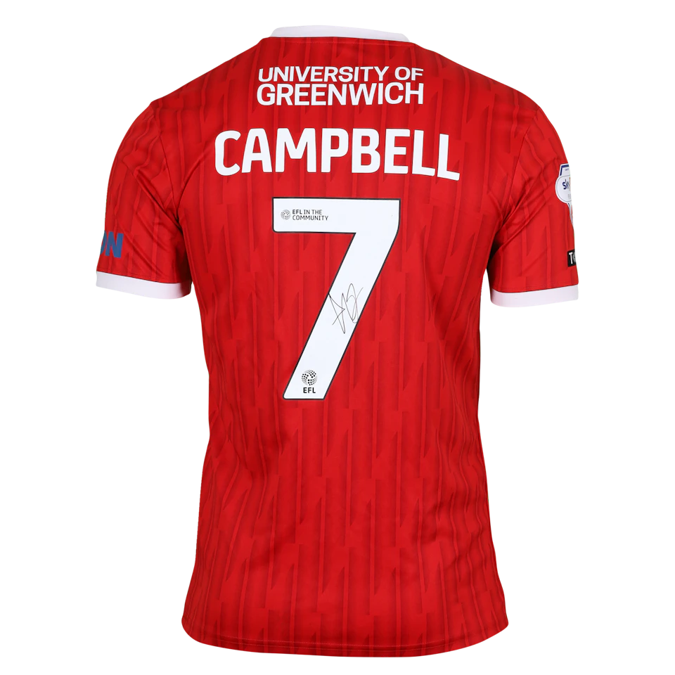 来自Charlton Athletic的Tyreece Campbell球衣