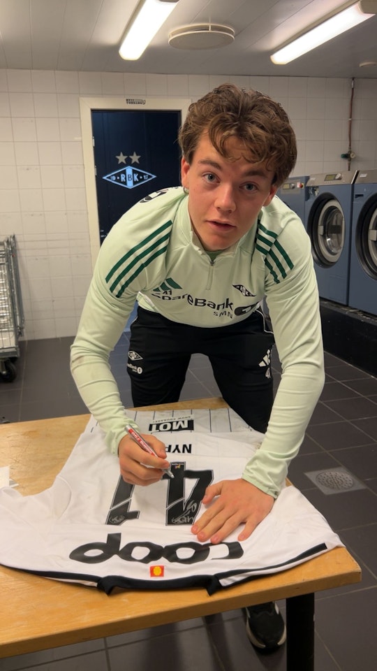 Sverre Halseth Nypan Rosenborg jersey
