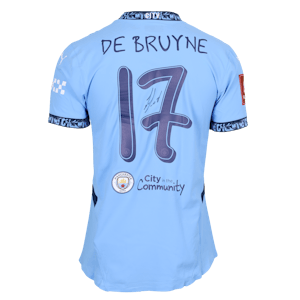 Kevin De Bruyne Manchester City jersey